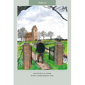 Kaart Psalm 26:8 - Hoe lief heb ik Uw woning, 